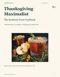 The Bayou Belle Southern Thanksgiving Feast Cookbook cover